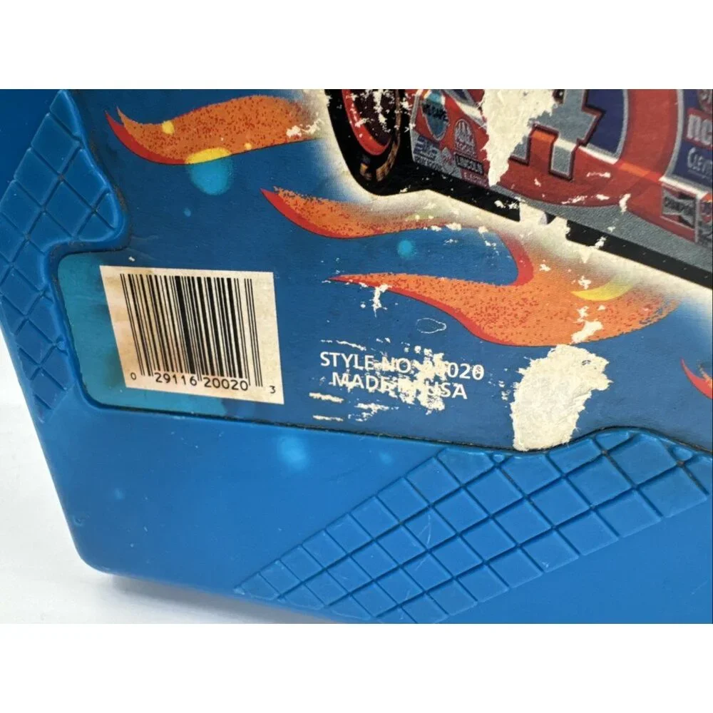 Vintage Hot Wheels 48 Car Carry Case Only Style 20020 Blue Mattel USA Made 1998